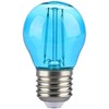 V-tac 2W LED filamentinė lemputė, E27, G45, mėlyna šviesos sp.