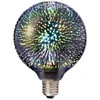 V-tac 4W LED 3D lemputė, G125, E27, 3000K