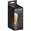 V-tac 4,8W LED filamentinė lemputė, ST64, E27, gintaro sp., 1800K, dimeriuojama