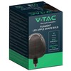 V-tac 4W LED filamentinė lemputė, E27, juoda