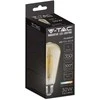 V-tac 4W LED filamentinė lemputė, E27, ST64, gintaro sp., 2200K