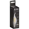 V-tac 4W LED filamentinė lemputė, E14, žvakės formos, 3000K