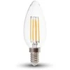 4W LED COG lemputė V-TAC E14, žvakės formos, (6000K) šaltai balta