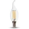 V-tac 4W LED filamentinė lemputė, E14, žvakės formos, 4000K
