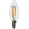 V-tac 4W LED filamentinė lemputė, žvakės formos, E14, skaidriu stiklu, 3000K, dimeriuojama