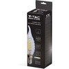 V-tac 4W LED filamentinė lemputė, E14, žvakės formos, 3000K