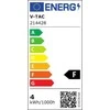 V-tac 4W LED filamentinė lemputė, E27, G45, 6500K