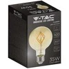 V-tac 4W LED filamentinė lemputė, E27, G80, gintaro sp., 2200K