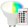 V-tac 4,8W LED lemputė, GU10, 3000K/RGB, dimeriuojama