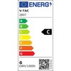 Bikuva.lt 6.5W LED lemputė V-TAC Evolution, 4000K, E27, A60, 160lm/W