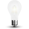 V-tac 6W LED lemputė, E27, A60, filamentinė, matinė, 2700K