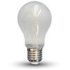 V-tac 6W LED lemputė, E27, A60, filamentinė, matinė, 2700K