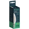 V-tac 6W LED filamentinė lemputė, E14, žvakės formos, skaidri, 3000K