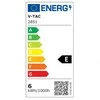 6W LED lemputė V-TAC, E27, G45, 2700K, filamentinė, 130lm/W, skaidriu stiklu