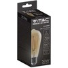 V-tac 8W LED filamentinė lemputė, E27, ST64, gintaro sp., 2200K