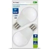 9Wx2vnt/pakuotėje LED lemputės V-TAC, A60, E27, dimeriuojamos per 3 žingsnius, (4000K) natūraliai balta