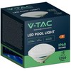 12W LED baseino šviestuvas, baltas, 3000K, IP68