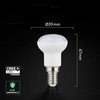 2,9W LED lemputė, R39, E14, 6500K, 120°, CREE LED chip