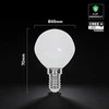 V-tac 3,7W LED lemputė, E14, P45, 4000K, 180°, CREE LED chip