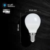 V-tac 6,5W LED lemputė, E14, P45, 4000K, 180°, CREE LED chip
