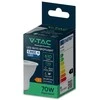 V-tac 7,5W LED lemputė, GU10, 3000K, 38°, CREE LED chip