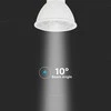 6W LED lemputė, GU10, 3000K, 10°