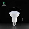 11W LED lemputė, R80, E27, 4000K, 120°, CREE LED Chip