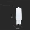 2,2W LED lemputė, G9, 3000K, SAMSUNG LED lustas