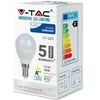 4.5W LED lemputė V-TAC, P45, E14, termoplastikas, A++, 3000K (šiltai balta), SAMSUNG LED chip