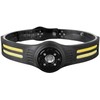 V-tac 3+5W LED įkraunamas žibintuvėlis, juodas, IP43, tvirtinamas ant galvos