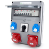 Els Elektrotechnika 12NO22C11C11CFLP Konstrukciniai skirstomieji įrenginiai 32A/5 + 16A/5 + 2*GS 230V + apsaugos + diferencialas + L-0-P grandinės pertraukiklis, 12NO22C11C11CFLP