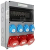 Els Elektrotechnika 12NO42C21C11CF Konstrukciniai skirstomieji įrenginiai 32A/5 + 2*16A/5 + 4*GS 230V + apsaugos + diferencialas, sieninis korpusas, langas 12M 12NO42C21C11CF