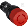 ABB saugos mygtukas 1NO1NC raudonas - 1SFA619500R1071