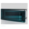 ABB Modulinė paviršinio montavimo hermetinė skirstomoji spinta Mistral65 1x12 12M IP65 63A II klasė durelės permatomos H65P12X120750 1SLM006500A2212