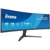 Acer „iiyama G-MASTER 45“ LCD lenktas UWQHD kompiuterio monitorius, 114,3 cm (45"), 5120 x 1440 pikselių, dvigubas QHD LED, juodas