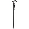 Adjustable walking stick ACTIONMED juodas