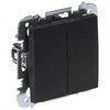 DVIGUBAS APŠVIESTAS JUNGIKLIS SANTRA/4111-19/EPN 250 V 10 A Elektro-Plast