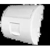 Adapteris 45x45 1xRJ45 su apsauga nuo dulkių (išgaubta suapvalinta) ALANTEC