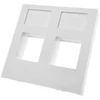 Adapteris 45x45 2xRJ45 (plokščias) ALANTEC