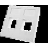 Adapteris 45x45 2xRJ45 (plokščias) ALANTEC