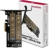 Adapteris Axagon PCEM2-D PCIe NVME + SATA M.2