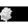 Alantec Myakstone laikiklis po SC simplex / LC duplex adapteris, baltas ALANTEC - AlANTEC