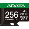 Adata Micro SD Speed Plus 256GB UHS1 U3 V30 A2 atminties kortelė 180/160 MB/s