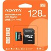Adata Premier Pro 128 GB UHS1 U3 V30 A2 Micro SD atminties kortelė + adapteris