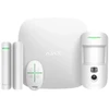 Ajax StarterKit Cam Baltas Rinkinys: Hub 2(2G)+pir cam+kontaktron+pilot, balta