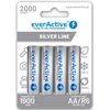 AA / R6 Ni-MH akumuliatoriai „everActive“ 2000mAh „Sidabrinis Line“ (4 vnt. dėžutė)