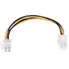 AKYGA Adapteris su kablem AK-CA-78 przedłużacz P4 f / P4 m 23cm
