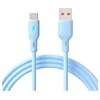 Akyga USB type C / USB A kabelis 1 m AK-USB-63 silikoninis mėlynas