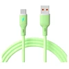AKYGA Cable USB AK-USB-64 USB A m / USB type C m ver. 2.0 18W 1m Žalias Silicone