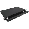 a-lan Alantec 12xSC simplex / 12xLC duplex 19" 1U telescopic fibre optic patch panel with mounting accessories